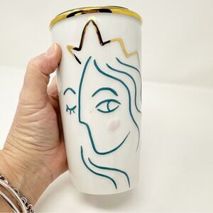 STARBUCKS SIREN CERAMIC ANNIVERSARY COLLECTORS‎ TUMBLER